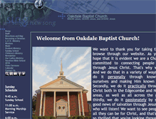 Tablet Screenshot of obcbaptist.org